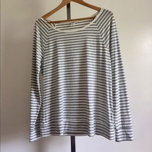 New women's Large striped tee!